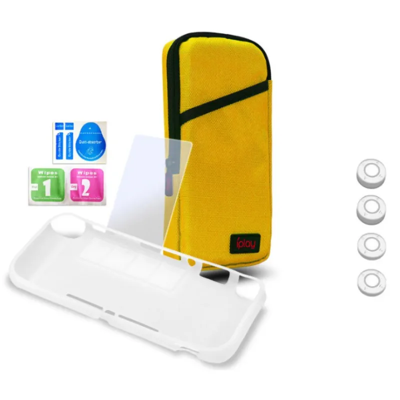 7-в-1 Portection Набор для Switch Lite портативная мягкая сумка хранения/защитный