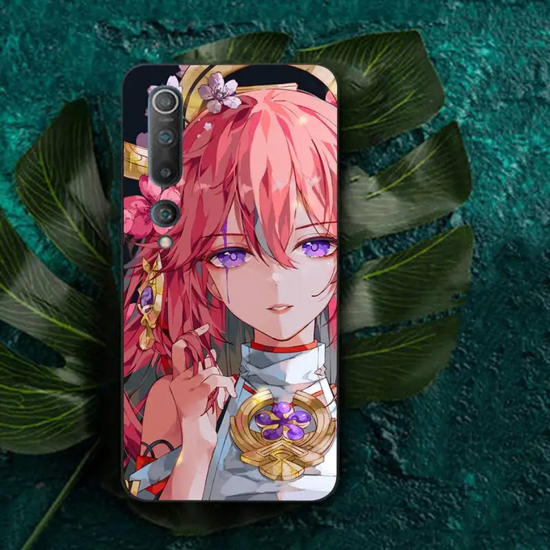 fhnblj genshin impact raiden shogun baal phone case for redmi note 8 7 9 4 6 pro max t x 5a 3 10 lite pro free global shipping
