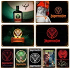 Jagermeifter Оловянная табличка металлическая табличка, постер для комнаты, аксессуары для украшения дома, винтажный Настенный декор на стену, Настенная табличка