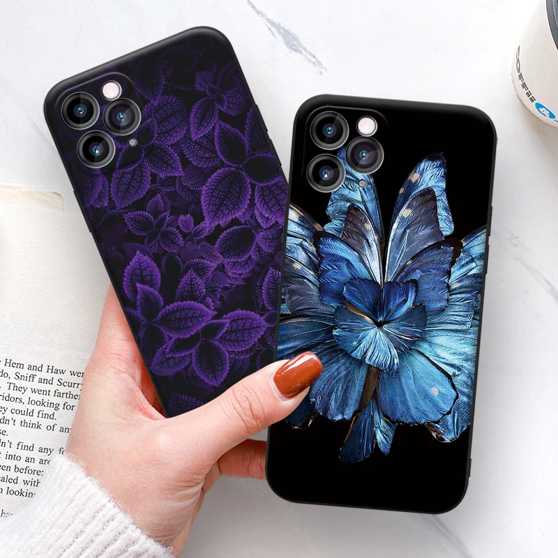 

For Apple iPhone 11 12 Pro Max mini Fashion printed Case Luxury Original Silicone Full Protection Soft Cover Phone Case
