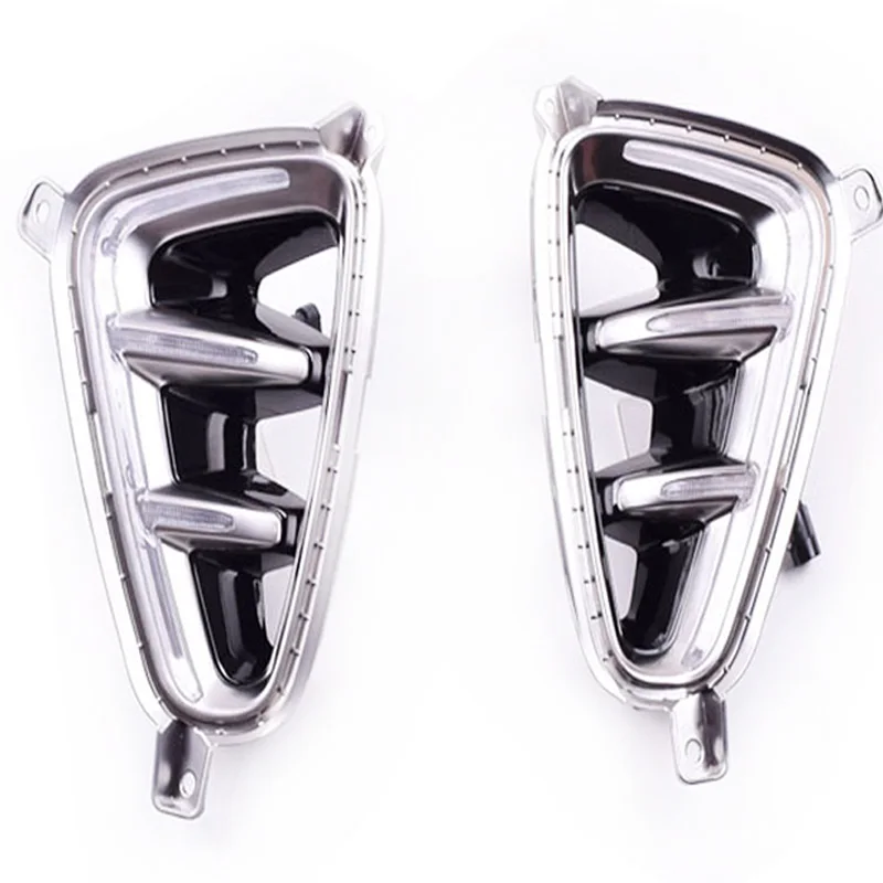 Автомобильный мигающий светодиодный DRL Дневной ходовой светильник сигнальная