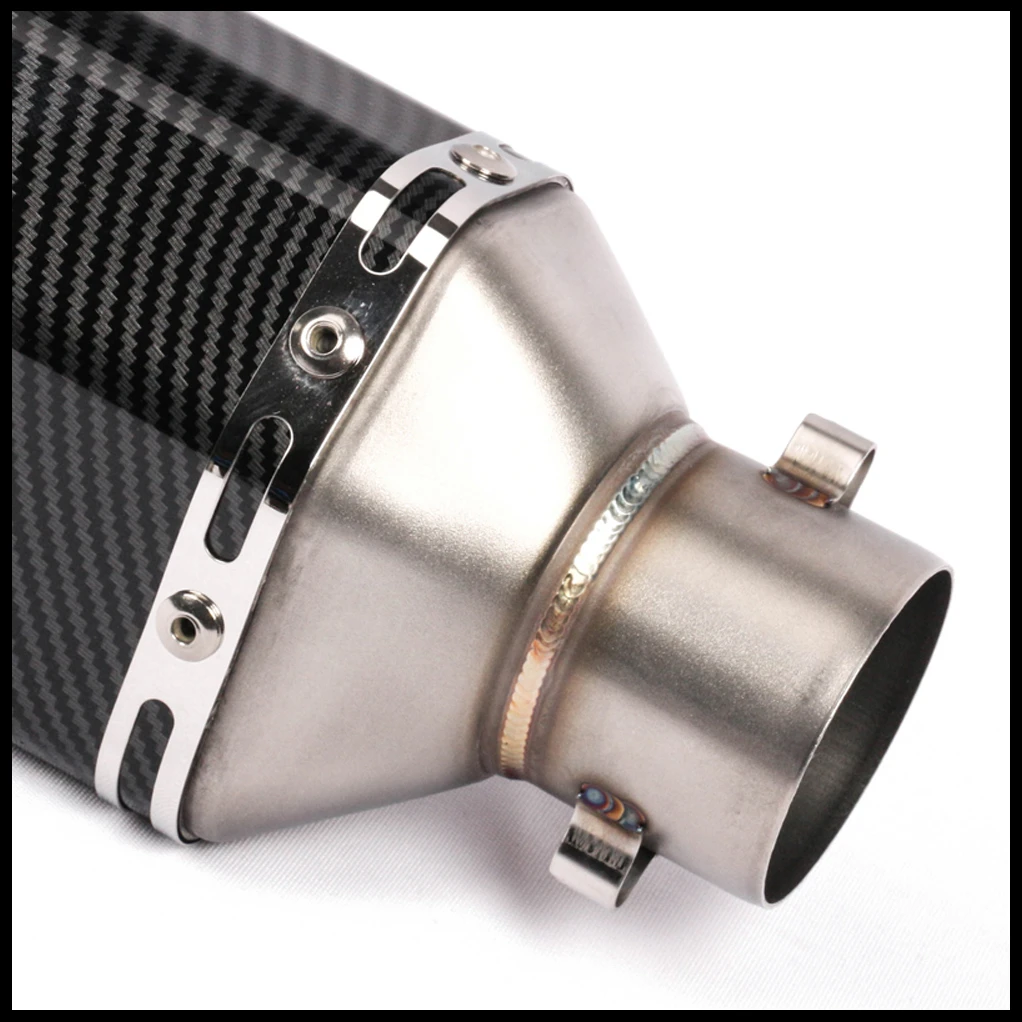 Мотоцикл Akrapovic выхлопная труба Универсальный мотоциклетный крест глушитель скутер Escape для KTM питбайк для KAWASAKI Ninja 300 R3 PCX 150