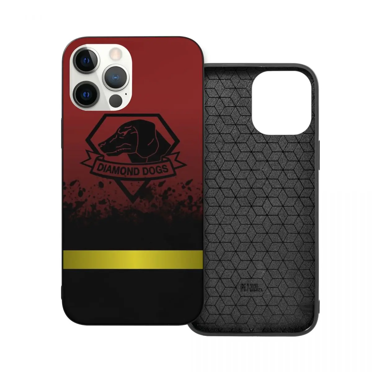 

Стеклянный чехол для телефона Phantom Pain Diamond Dogs PC из ТПУ для iPhone 12 11 Xs Xr X Pro Max Mini 7 8 Se2 Plus 6 6S
