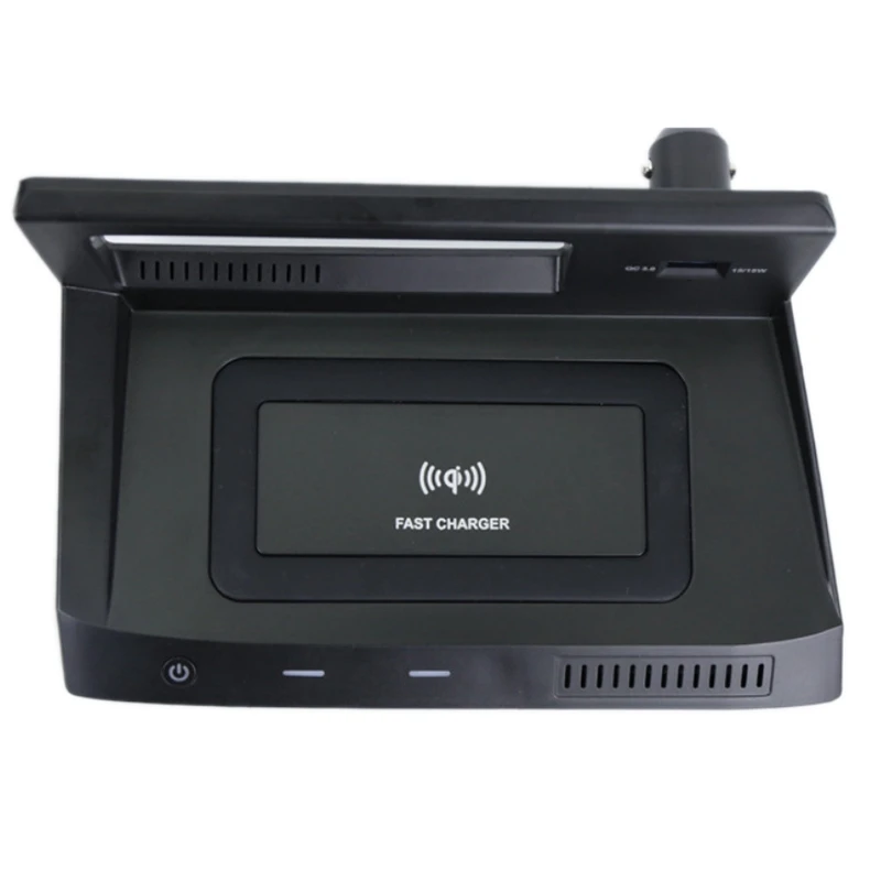 

10 Вт автомобильное беспроводное зарядное устройство для телефона, беспроводное зарядное устройство для Tiguan L 2017 2018 2019