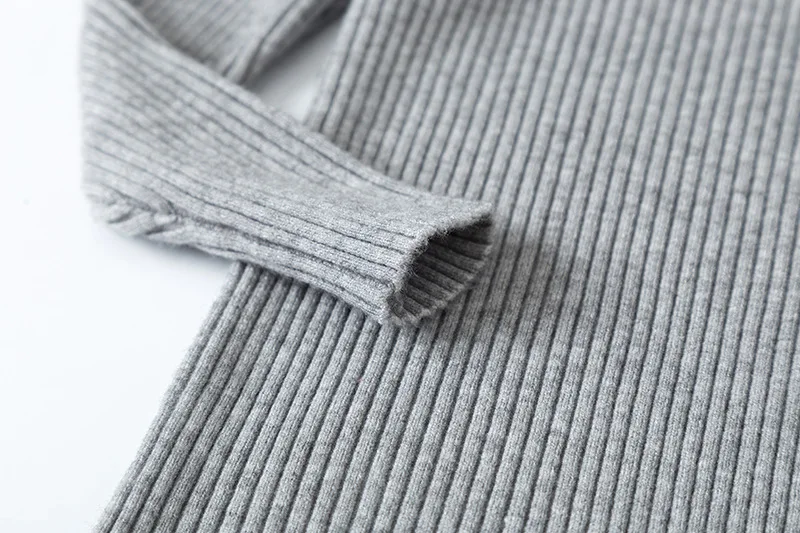 New Girls Sweaters Ribbed Children Sweaters 1-6Years Winter Sweater