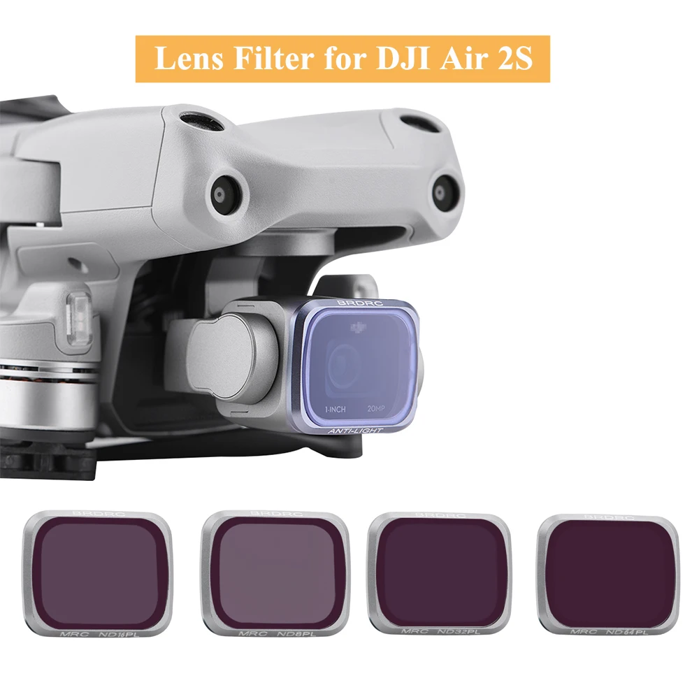 

Camera Filters Kit for DJI Air 2S ND ND4/8/16/32 /CPL/UV Lens Filters Sets for DJI Mavic Air 2S Filter Sets for Air 2S Accessory