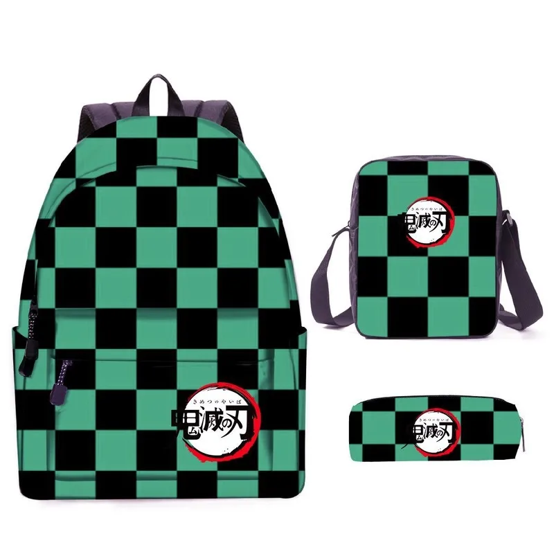 3 шт. рюкзак для ноутбука сумка мессенджер на плечо косплея|Мужские рюкзаки| |