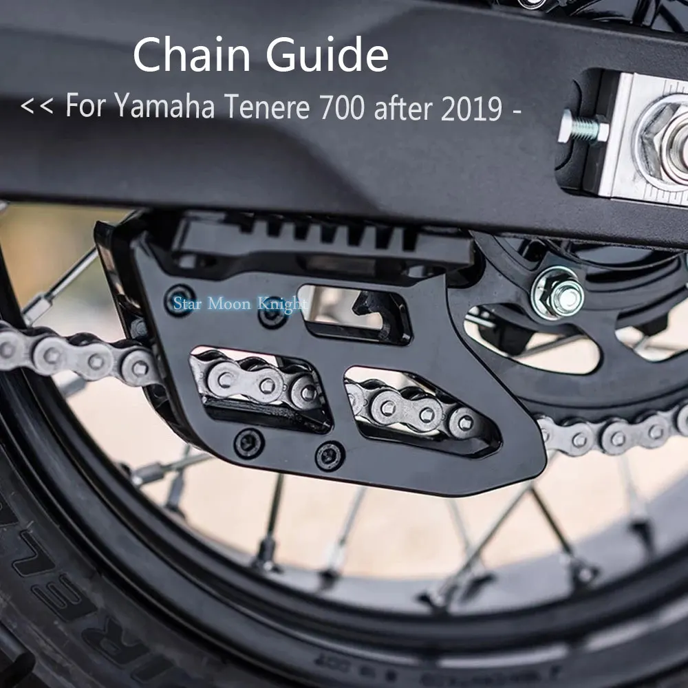 

Motorcycle Chain Guide Pulley Chainring Protector Plate For YAMAHA Tenere 700 TENERE700 XTZ XT700Z 2019-2021 Chains Stabilizer