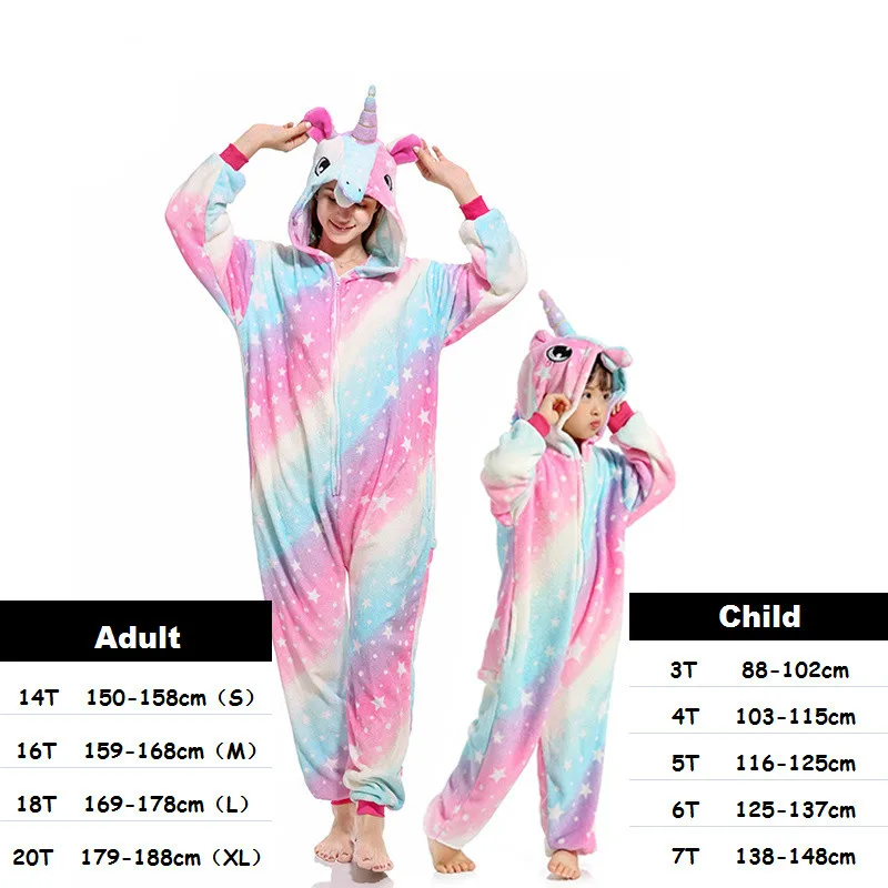 Дети и Единорог зимний комплект с капюшоном животных пижамы &quotПикачу&quot для