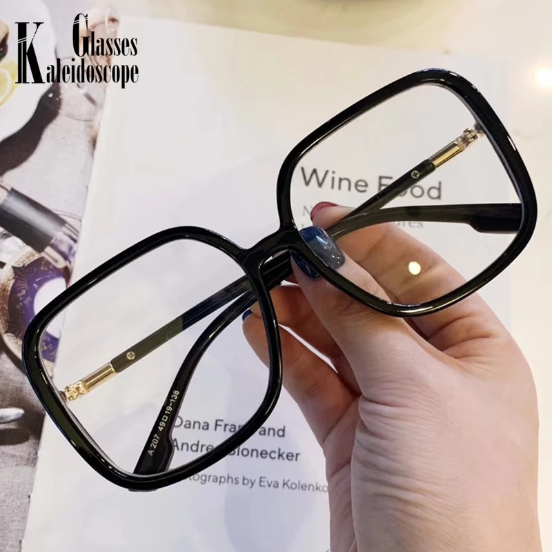 Очки большие квадратные унисекс в винтажной оправе с защитой от сисветильник