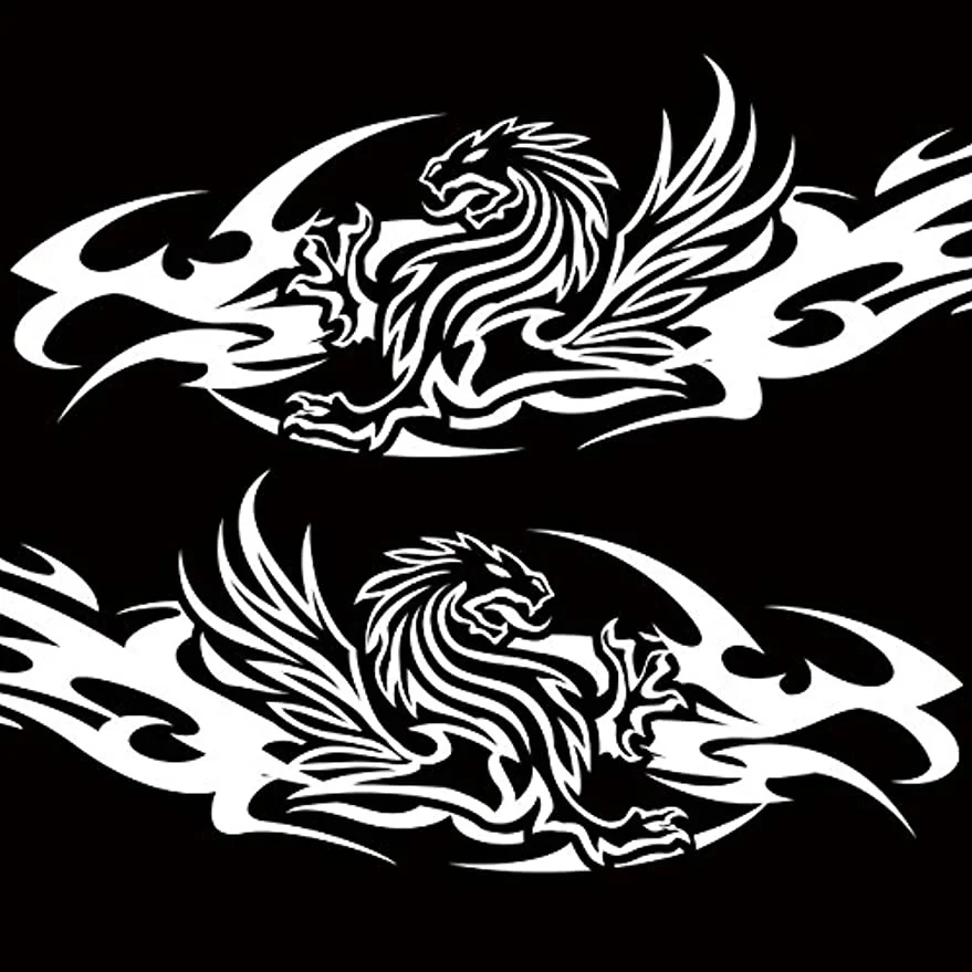 

2PC Universal Side Skirt Car Door Sticker Decal Automobiles Auto Accessories