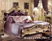 high quality bed fashion european french carved bedside 1 8 m bed 2 people d1405