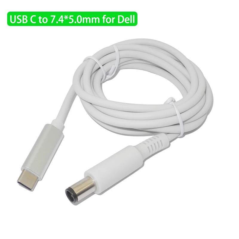 Адаптер питания постоянного тока с разъемами USB Type C на 7 4x5 0 мм для ноутбуков Dell