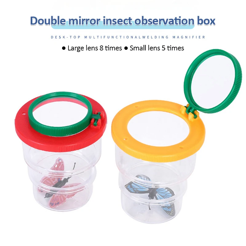 

Увеличительное стекло тройного сложения для детей, увеличительное стекло для дома, цилиндрическое увеличительное стекло для детей, увелич...