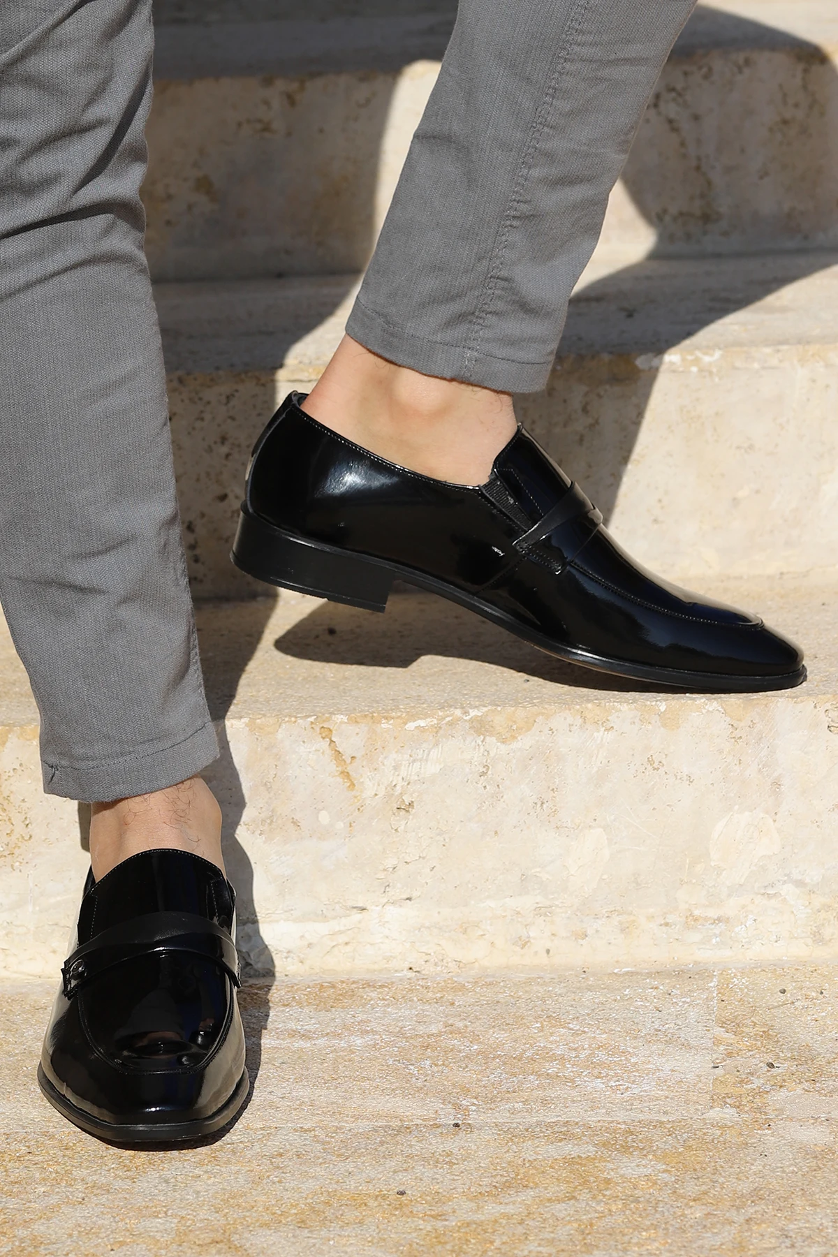 Ayakland P507 Japanned Leather 100 Classic Men 'S Shoes | Обувь