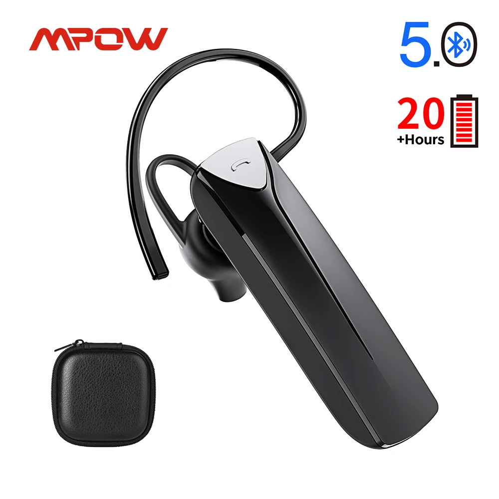 Mpow EM19 Bluetooth наушник V5.0 Беспроводной наушники с сопротивление разрыву CVC 6 0 Шум
