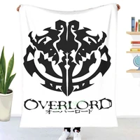 overlord crest throw blanket 3d printed sofa bedroom decorative blanket children adult christmas gift