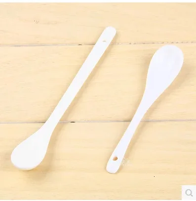 62 Zakka оригинальная Керамическая маленькая ложка с длинной ручкой для