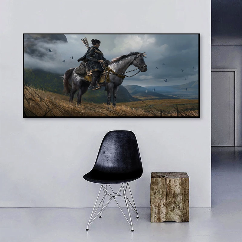 

The Game Ghost of Tsushima Posters And Prints Canvas Painting Wall Art Pictures For Home Design Living Room Bedroom Decoration