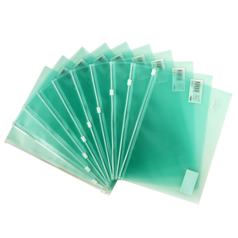 Прозрачный полипропиленовый мешок с застежкой молнией DL 5589 папка для файлов A5