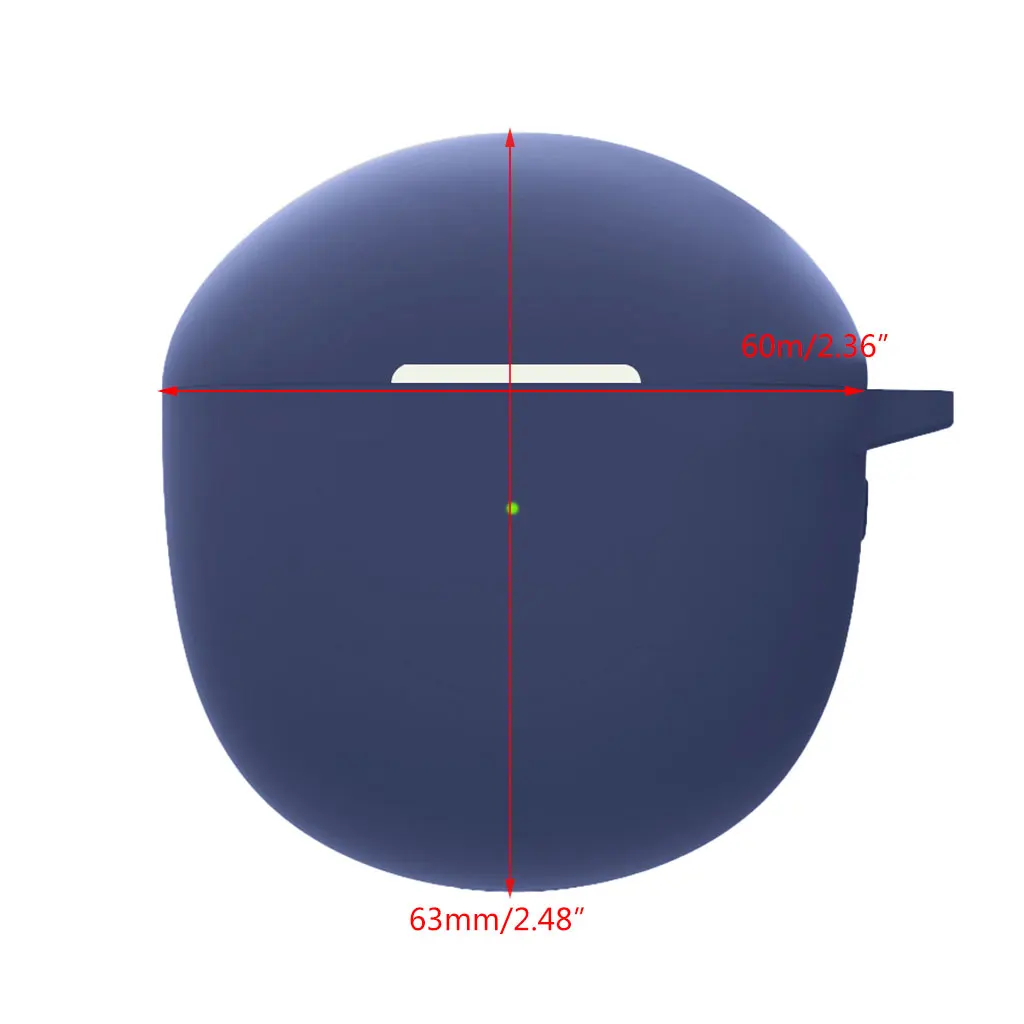 

Soft Silicone Protective Cover Earphone Case for -realme Buds Air 2 Earphone K3NB