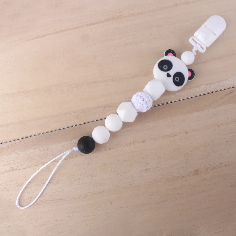 Силиконовая цепочка с мини-медведем 1 шт. в подарок на Детская игрушка для