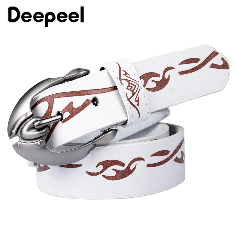 Deepeel 1 шт. 3 8 см * 110 в стиле панк из алюминиевого сплава пряжкой ремень