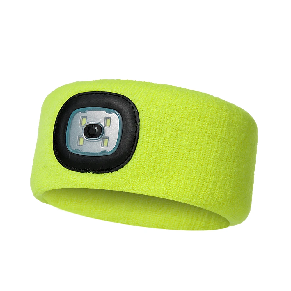 

4 LED light hat Hands Free Flashlight Cap LED Knit Hat Keep warm in winter for Climbing Fishing outdoor NEW