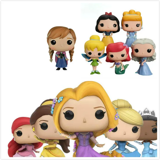 Оригинальная модель Funko Pop принцессы Эльзы колокольчика Алисы Золушки