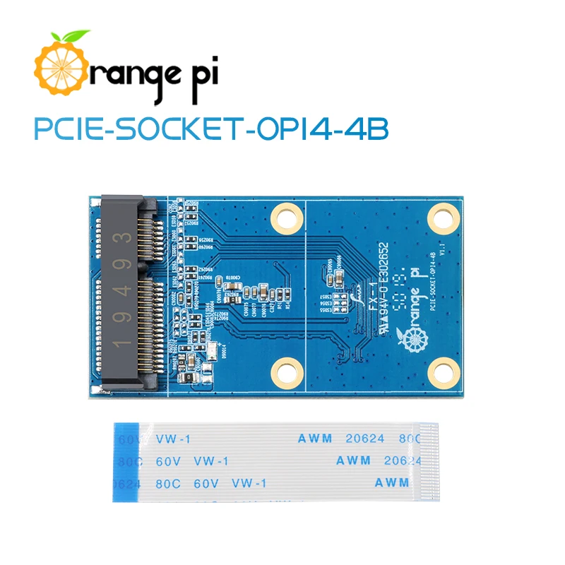 Плата расширения Orange PI4 4G16G + PCIE одиночный мини компьютер с поддержкой Android Ubuntu