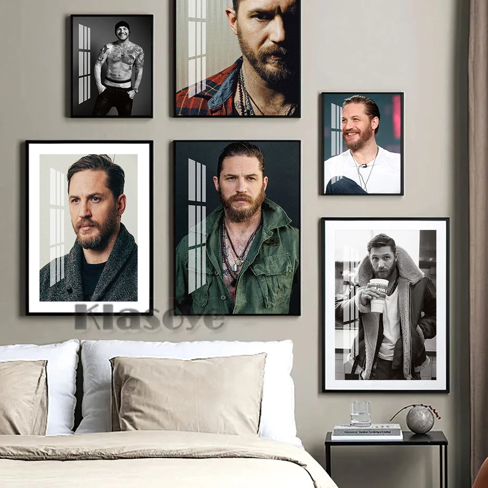 

Tom Hardy Actor Star Art Prints Poster Fashion Magazine Canvas Painting Wall Stickers Modern Living Room Bedroom Home Decor Gift
