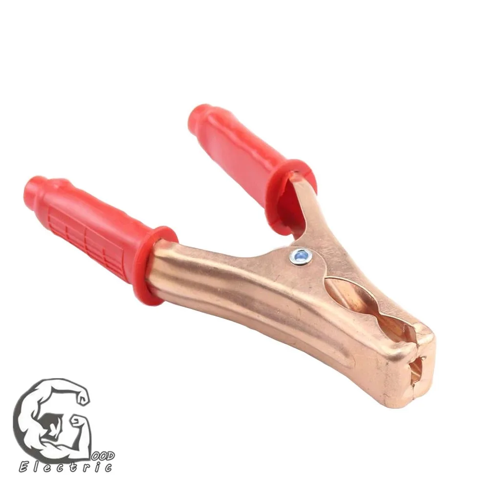 Изолированный зажим типа крокодил с пластиковой ручкой 136 А кабель испытанием