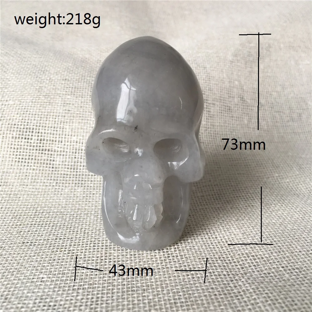 

Natural jade quartz crystal skulls for sale Stones and crystals home decoration decorative crystal