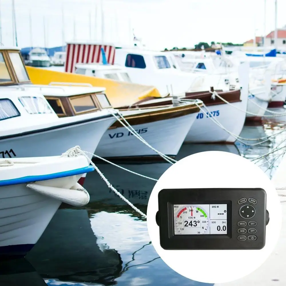 Новый 4.3in ЖК-дисплей Matsutec HP-528 морской GPS SBAS Навигатор локатор с функцией