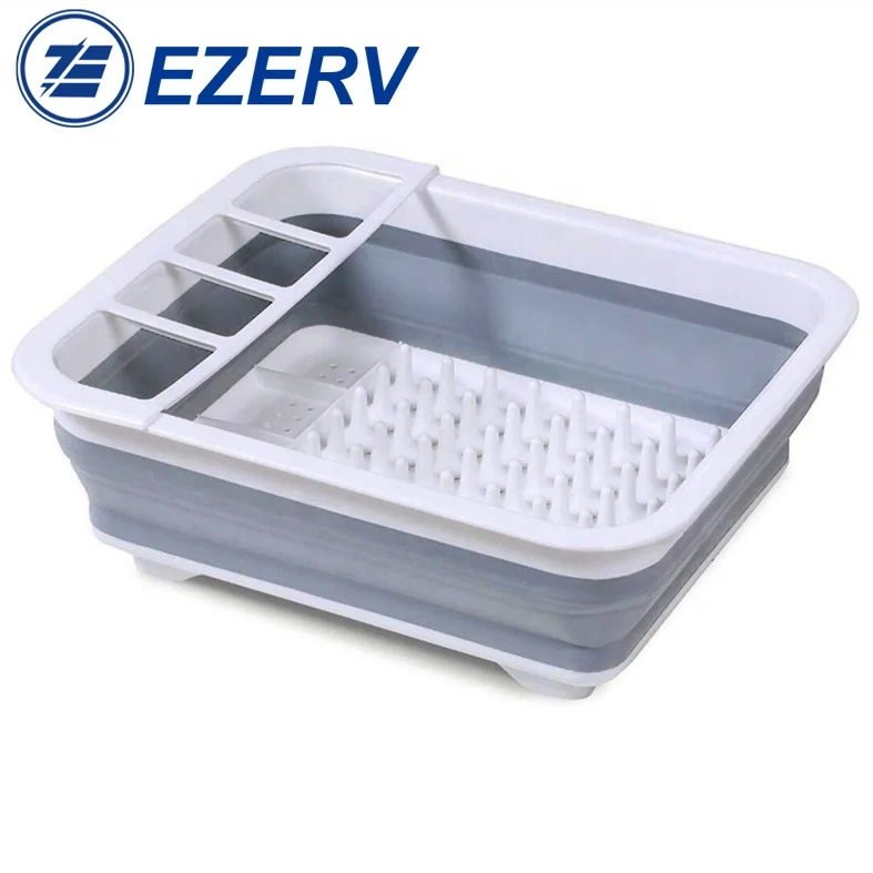 Складное блюдо для кемпера Автомобильная стойка посуды портативная чаша