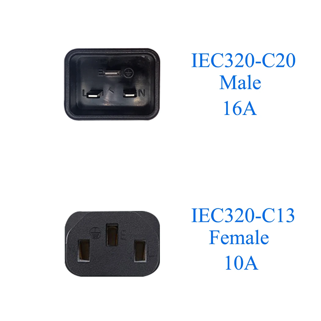 Адаптеры питания jorindupdu PSU USP адаптер IEC C13 в C20 для преобразования компьютерного