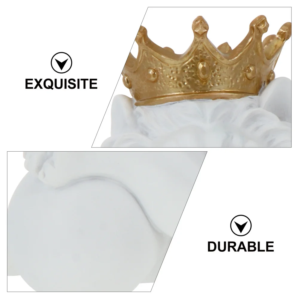 

1pc Cartoon Lion Ornament Decorative Resin Craft Desktop Adornment for Decor