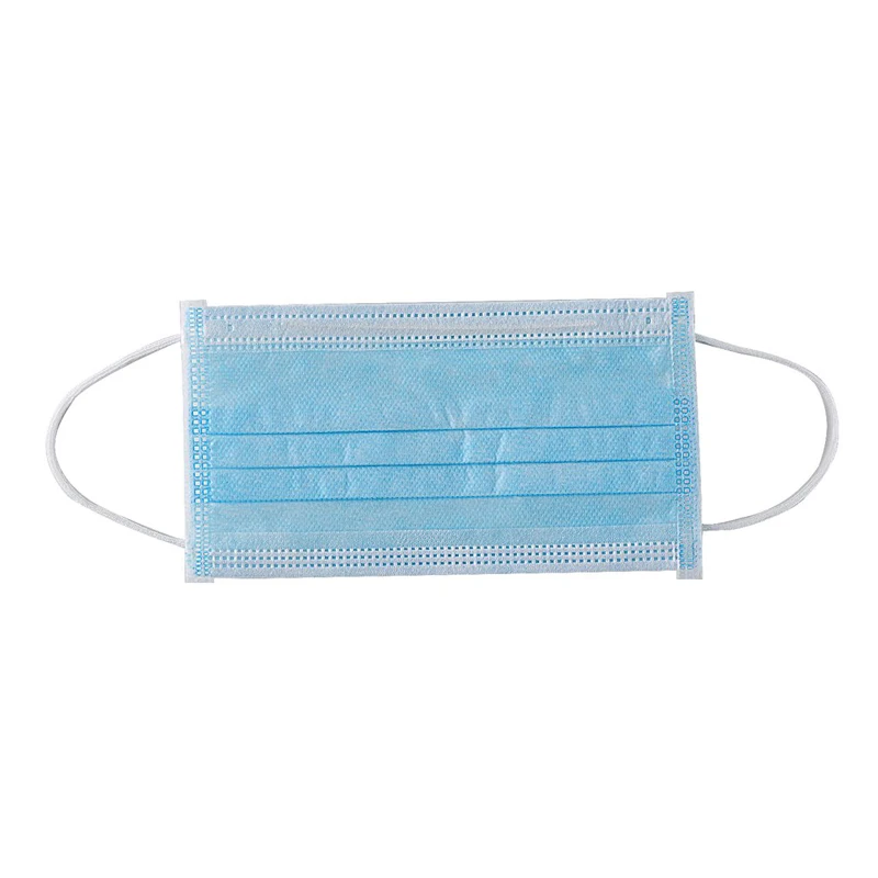 

40pcs 3 Layer Disposable Anti-Dust Dustproof Masks Earloop Face Mouth Masks Facial Protective Cover Masks