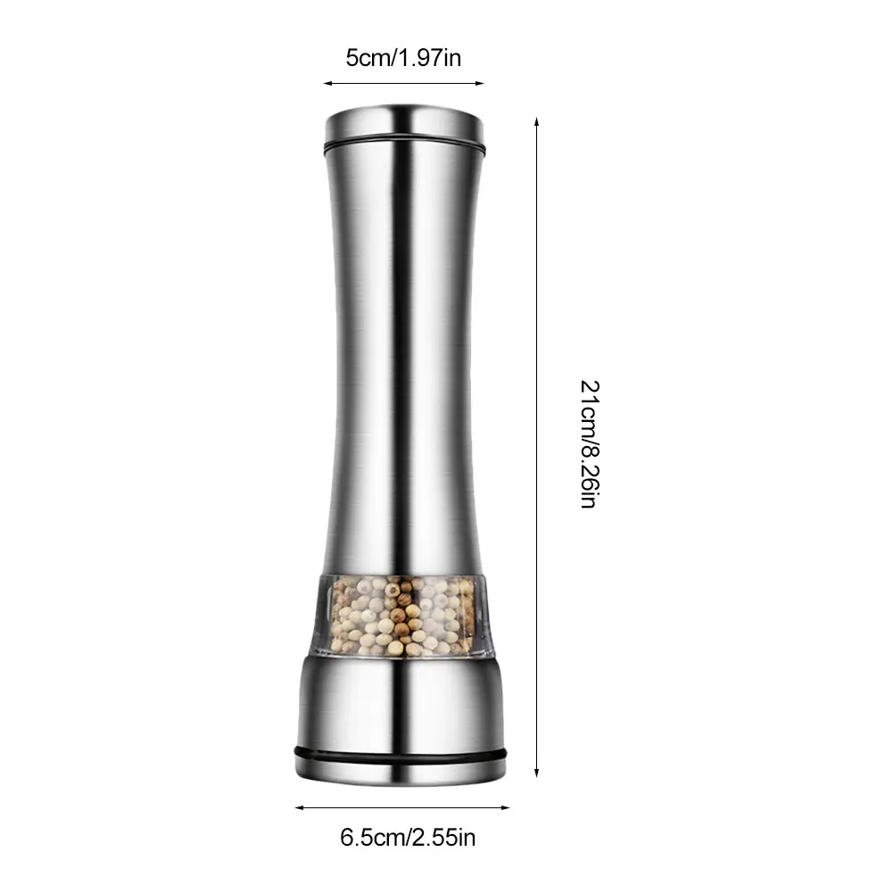 304 нержавеющая сталь перец Мясорубка черный соль кофе приправа бутылка