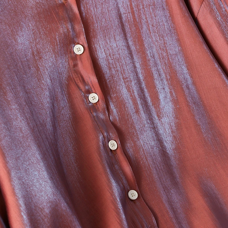 Осенняя мягкая рубашка Женская весенне-осенняя элегантная рабочая одежда с