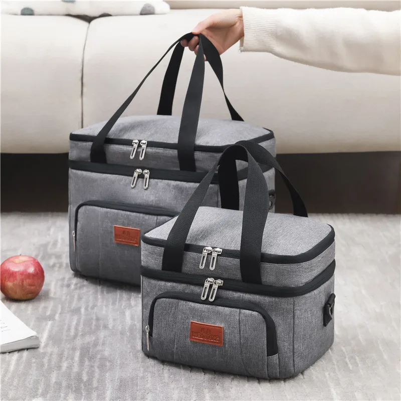 Insulated Lunch Bag For Women Large Capacity Thermal Picnic 