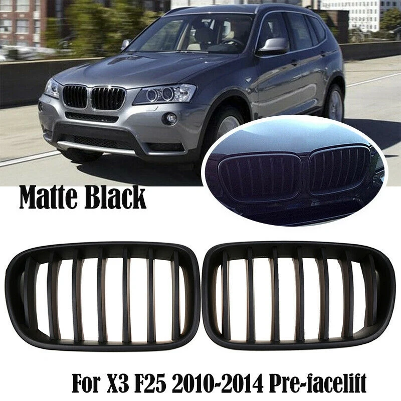 

Топ!-Автомобильный матовый черный передний бампер, радиатор для BMW X3 F25 2010-2014 51712297589
