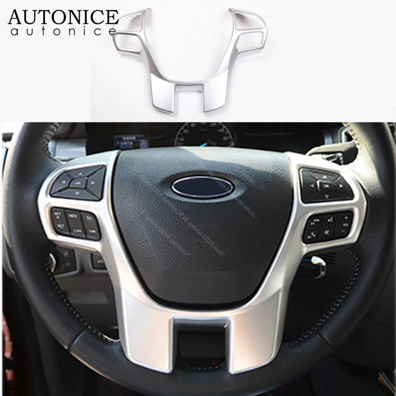 Накладка на руль для Ford Ranger Everest Endeavour 2015 2016 2017 2018 2019|Наклейки автомобиль| |