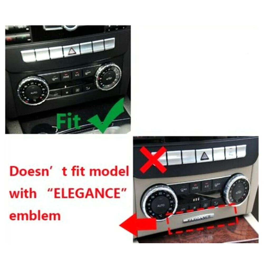 

Car Air Conditioning Panel Cover Trim For Mercedes Benz W204 C-Class 2010 2011 2012 2013 Carbon Fiber