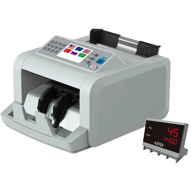 Машина для подсчета банкнот смешанного значения | HTM полный микс USD EUR GBP фунты RUB EVIL