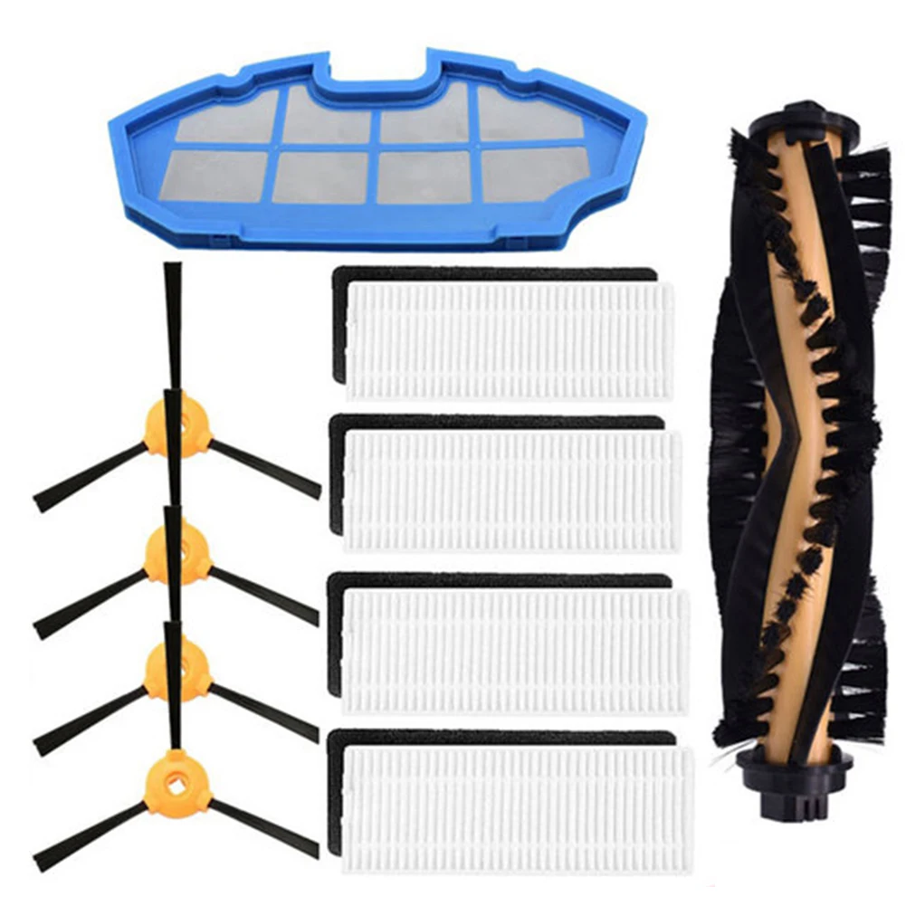 

Vacuum Cleaner Main Brush Side Brushes Filters Kit Replacement For EcoVacs Deebot N79 N79S N79SE N79W Deebot 500