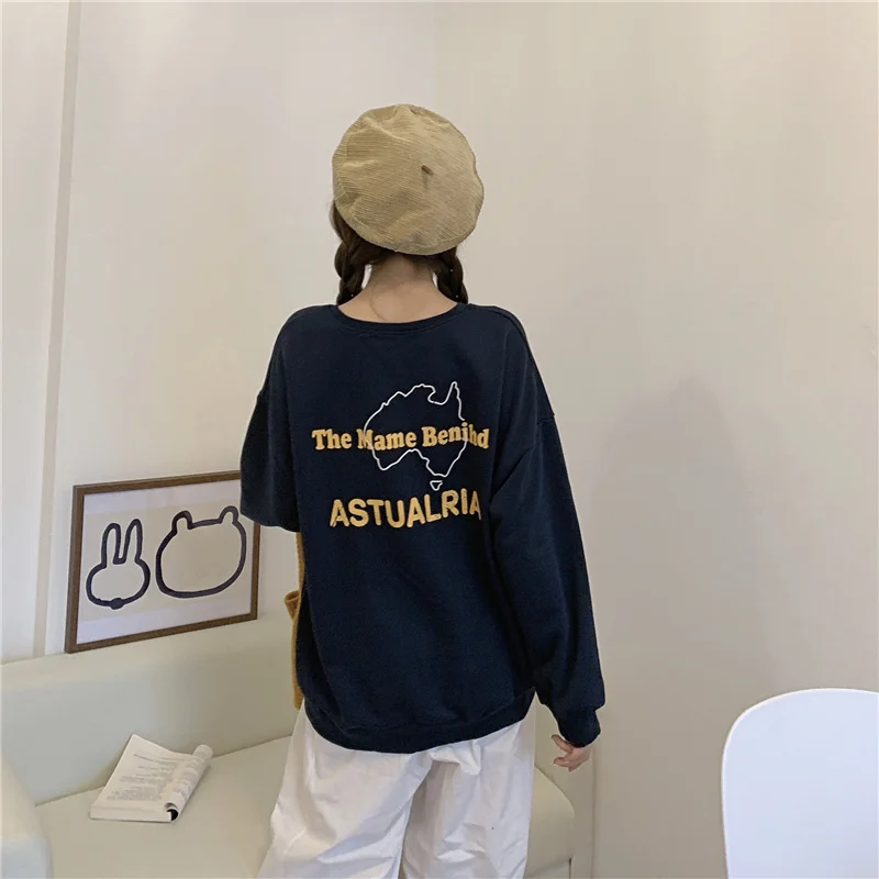 

Women's 65 Scale Long-sleeved Sweater Printed Jum