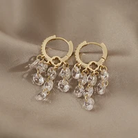 oliraft 2021 trendy pendant drop earrings for women piercing round earring fashion jewelry pendientes