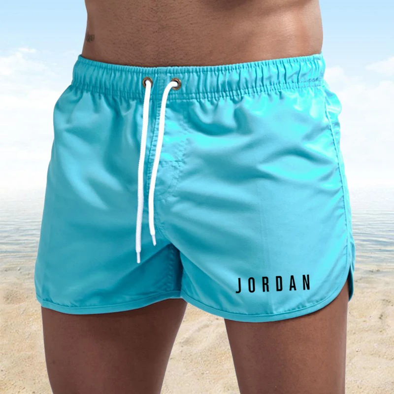 

Summer Beach Shorts Men's Sports Fitness Five-Point Pants Basketball Training Casual Shorts Outdoor Beach Shorts