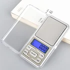 Цифровые Мини-весы, высокоточные Карманные электронные весы с подсветкой для ювелирных изделий, кухни, 500 г300 г200 г100 г X 0,01 г0,1 г